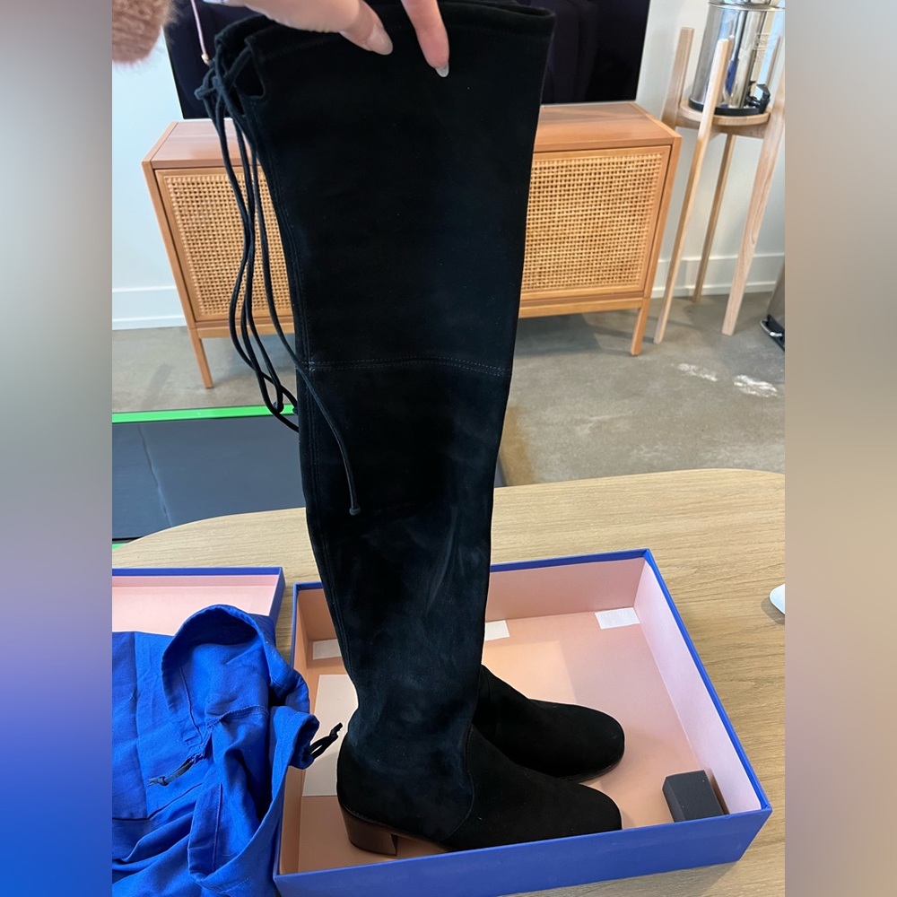 Stewart Weitzman over-the-knee suede boots. Size 9.5